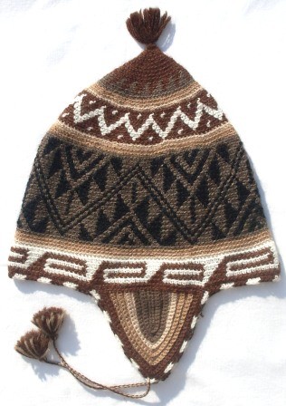 Alpaka Mütze crochet 60 cm bis 62 cm