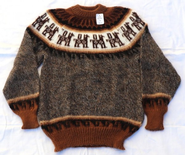 Pullover Kuschel aus Alpakawolle XL